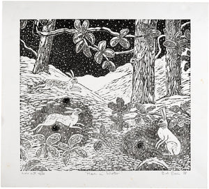 Bob Bain: Legacy Poster (Hares In Winter)