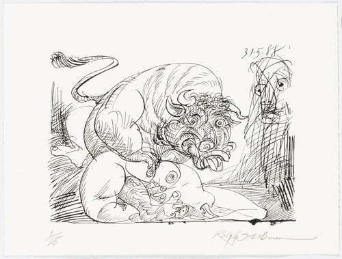 Ralph Steadman: Picasso 347 Suite Homage - Load Of Bull