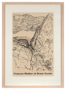 Frances Walker: At Drum Castle - exhibition poster