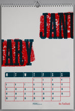 Load image into Gallery viewer, Peacock: 2026 Risograph &amp; Letterpress Calendar