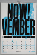 Load image into Gallery viewer, Peacock: 2026 Risograph &amp; Letterpress Calendar