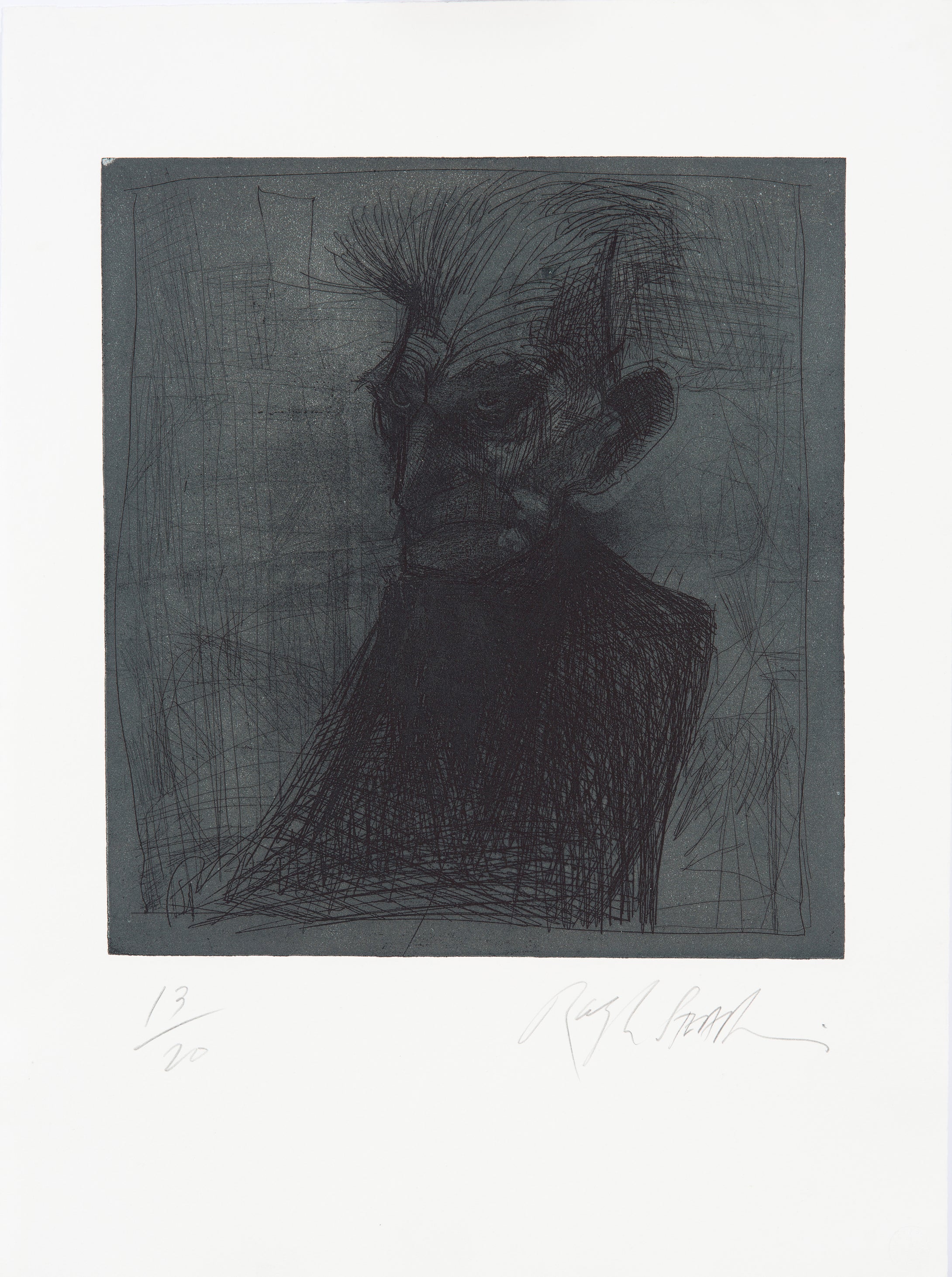 Ralph Steadman: Samuel Beckett I