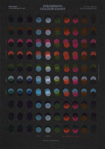 Peacock: Risograph Colour Chart (A5) - pack 2