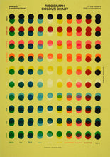 Load image into Gallery viewer, Peacock: Risograph Colour Chart (A5) - pack 2