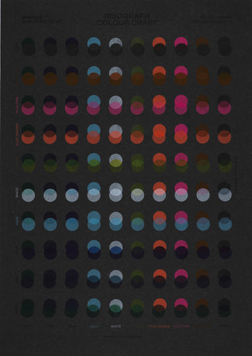 Peacock: Risograph Colour Chart Set (2xA3)