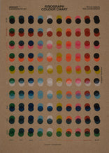 Load image into Gallery viewer, Peacock: Risograph Colour Chart Set (18xA3)