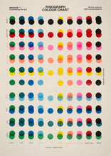Load image into Gallery viewer, Peacock: Risograph Colour Chart Set (2xA3)