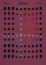 Load image into Gallery viewer, Peacock: Risograph Colour Chart Set (18xA3)