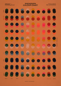 Peacock: Risograph Colour Chart Set (18xA3)