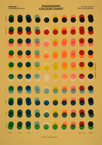 Peacock: Risograph Colour Chart Set (18xA3)