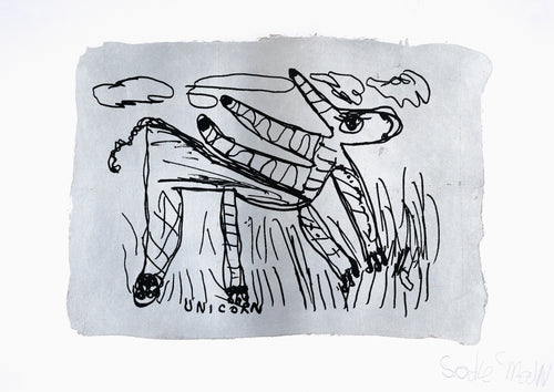 Sadie Main: Unicorn Going For A Lovely Walk