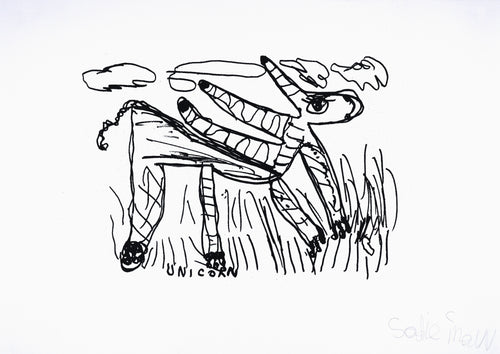 Sadie Main: Unicorn Going For A Lovely Walk
