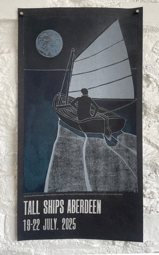 Tom Hammick: Tall Ships Aberdeen - Set Sail by Moonlight