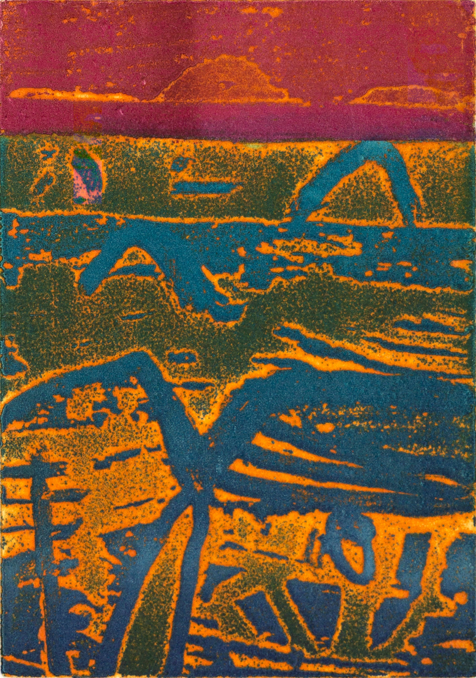 Barbara Rae: Orgiva 1