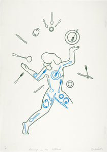 Carla Smith: Dancing in the Kitchen (Blue)