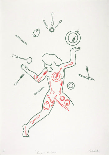 Carla Smith: Dancing in the Kitchen (Red)