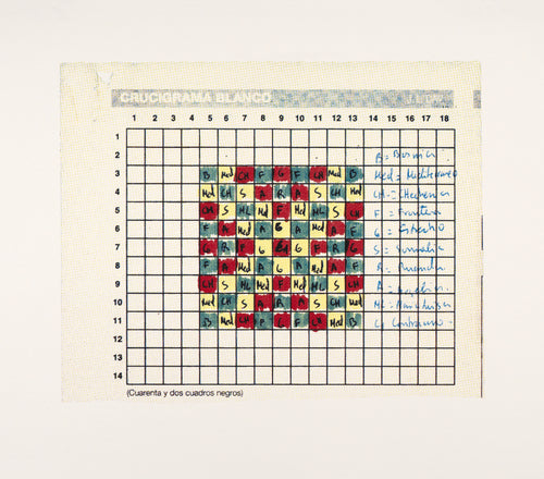 Miguel Benlloch: Crucigrama