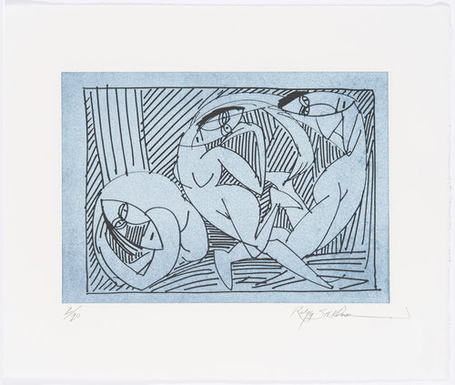 Ralph Steadman: Picasso 347 Suite Homage - Demoiselles D'Avignon