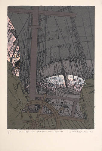 Richard Demarco: Full Sail Towards Eynhallow From Stromness