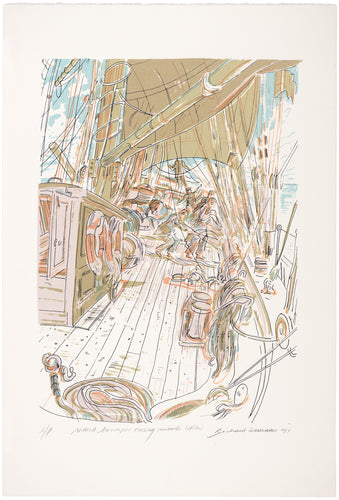 Richard Demarco: Maria Assumpta Tracking Towards Calais