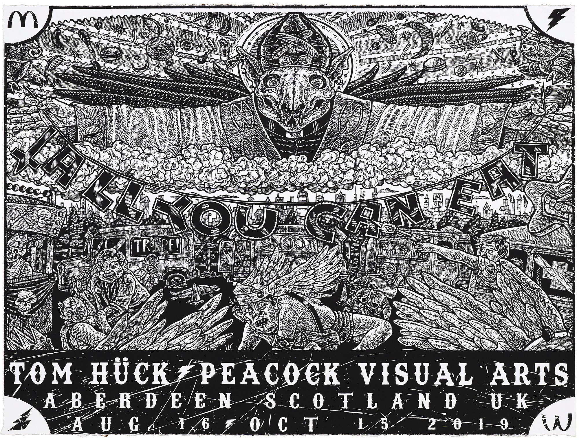 Tom Hück: Peacock Print 2019