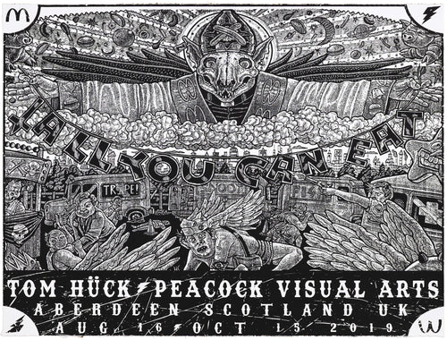 Tom Hück: Peacock Print 2019